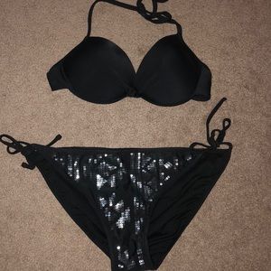 Target black two-piece bikini set. Women’s XL